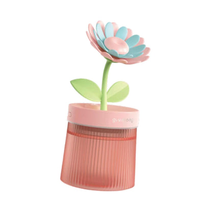 Flower Design Mini USB Air Humidifier & Aroma Diffuser