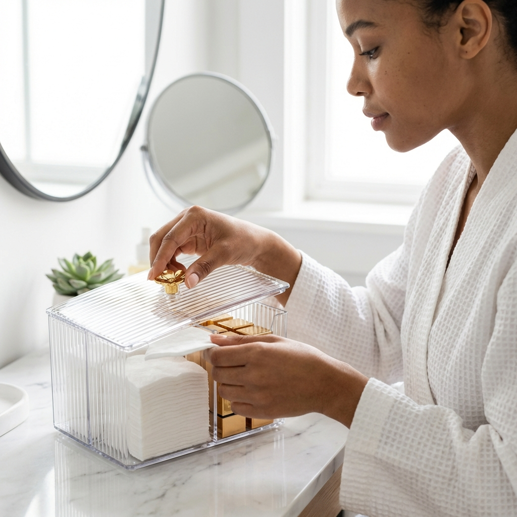 Storage Box Dust-proof Makeup Organizer